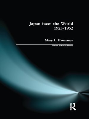 cover image of Japan faces the World, 1925-1952